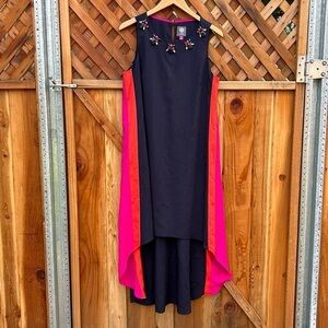 Vince Camuto High Low Modern Dress Contemporary Office or Evening Wear Sz 8